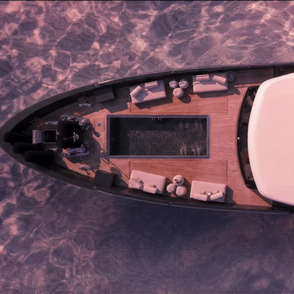 Boat from above